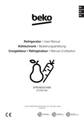 Beko B7RCNE567HXB Bedienungsanleitung