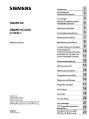 Siemens SINUMERIK 828D Bedienhandbuch