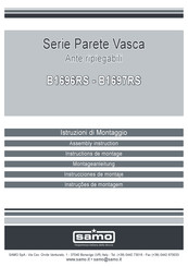 Samo Parete Vasca B1696RS Montageanleitung
