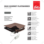 SOLIS MAXI GOURMET 865 Bedienungsanleitung