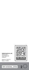 Parkside HG10715 Bedienungs- Und Sicherheitshinweise