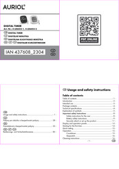 Auriol 4-LD6453-1 Bedienungs- Und Sicherheitshinweise