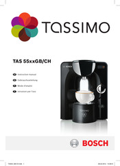 Bosch Tassimo TAS 55 CH Serie Gebrauchsanleitung