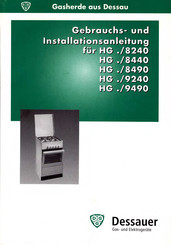 DESSAUER HG./8490 Gebrauchs- Und Installationsanweisung