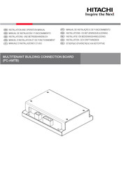 Hitachi PC-AMTB Installations- Und Betriebshandbuch