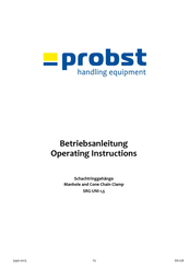 Probst SRG-UNI-1,5 Betriebsanleitung