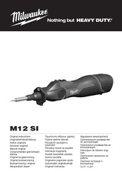 Milwaukee M12 SI Originalbetriebsanleitung