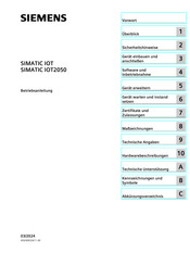 Siemens SIMATIC IOT Betriebsanleitung