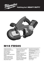 Milwaukee M18 FBS85 Originalbetriebsanleitung