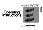 Panasonic WV-CL704 Bedienungsanleitung