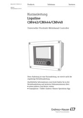 Endress+Hauser Liquiline CM448 Kurzanleitung