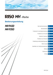 Riso MH9450 Bedienungsanleitung