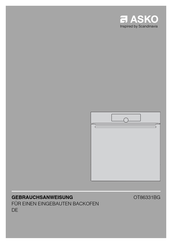 Asko OT86331BG Gebrauchsanweisung
