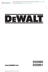 Dewalt D25961K Originalanweisungen