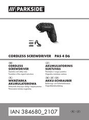 Parkside PAS 4 D6 Originalbetriebsanleitung