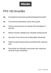 Miele PFD 100 SmartBiz Kurzgebrauchsanweisung