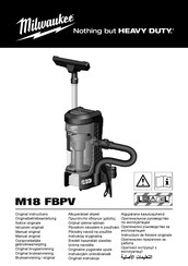 Milwaukee M18 FBPV Originalbetriebsanleitung