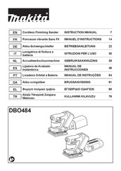 Makita DBO484 Betriebsanleitung