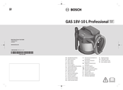Bosch GAS 18V-10 L Professional Originalbetriebsanleitung