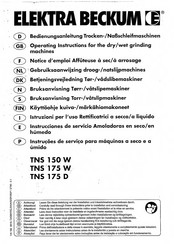 Elektra Beckum TNS 150W Bedienungsanleitung