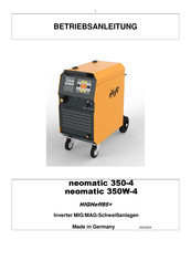 erfi neomatic 350-4 HIGHeff85+ Betriebsanleitung