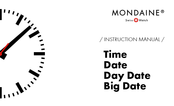 mondaine Day Date Installationsanleitung