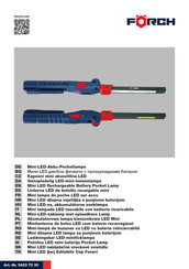 Forch 5423 75 30 Bedienungsanleitung