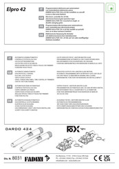 fadini FOX 724 Bedienungsanleitung