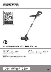 Parkside PFBA 20-Li A1 Originalbetriebsanleitung