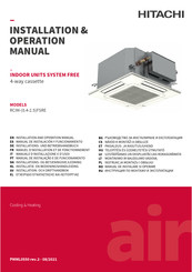Hitachi RCIM-0.8FSRE Installations- Und Betriebshandbuch