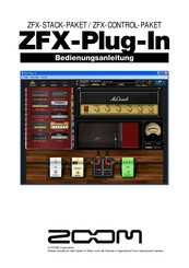 Zoom ZFX-Plug-In Bedienungsanleitung
