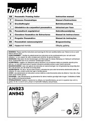 Makita AN923 Betriebsanleitung