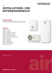 Hitachi YUTAKI RWD-4NW1E-220S-K Installations- Und Betriebshandbuch