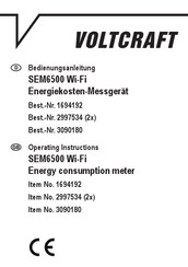 VOLTCRAFT 1694192 Bedienungsanleitung