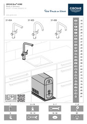 Grohe Blue HOME 31 454 Bedienungsanleitung