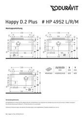 Duravit Happy D.2 Plus Montageanleitung