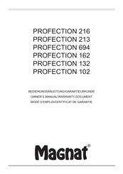 Magnat PROFECTION 162 Bedienungsanleitung, Garantie