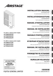 Fujitsu Airstage AJ 045LBLDH-Serie Installationsanleitung