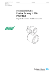 Endress+Hauser Proline Promag H 300 Betriebsanleitung