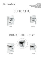 Newform BLINK CHIC 71075E Bedienungsanleitung