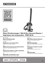 Parkside PWD 20 A1 Originalbetriebsanleitung