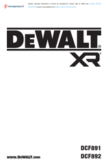 DeWalt DCF891P2 Bersetzung Der Originalanweisungen