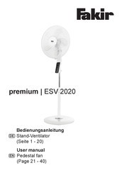 Fakir premium ESV 2020 Bedienungsanleitung