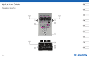 TC-Helicon TALKBOX SYNTH Kurzanleitung