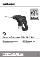 Parkside 408298 2207 Originalbetriebsanleitung