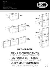 MO-EL HATHOR DEEP 892P Gebrauch Und Wartung