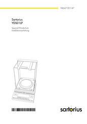 Sartorius YDS01LP Installationsanleitung