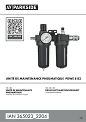 Parkside PDWE 8 B2 Originalbetriebsanleitung