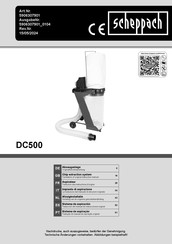 Scheppach DC500 Originalbetriebsanleitung