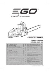 Ego Power+ CS1410E Bedienungsanleitung